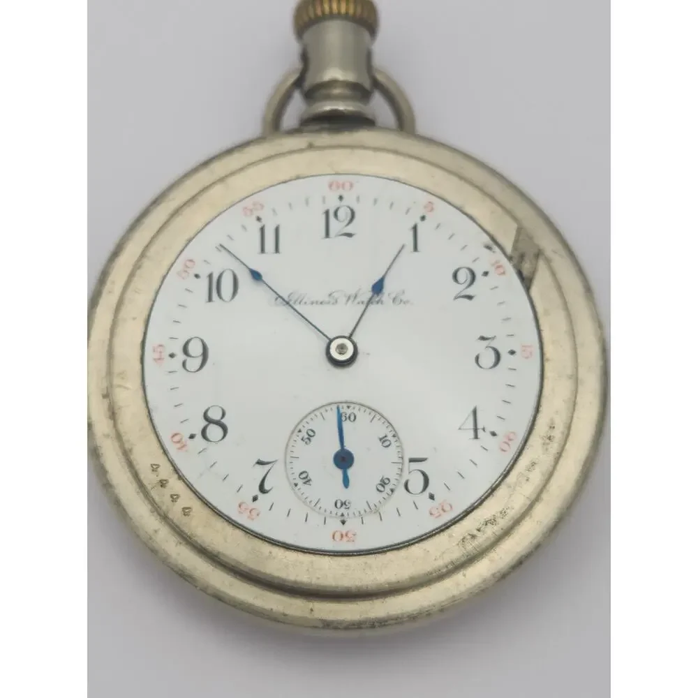 1907 ILLINOIS Watch Co. 17J Pocket Watch. Running w/ Issues.